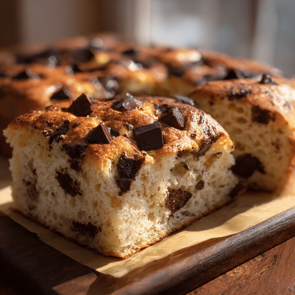 Chocolate Olive Oil Focaccia Recipe