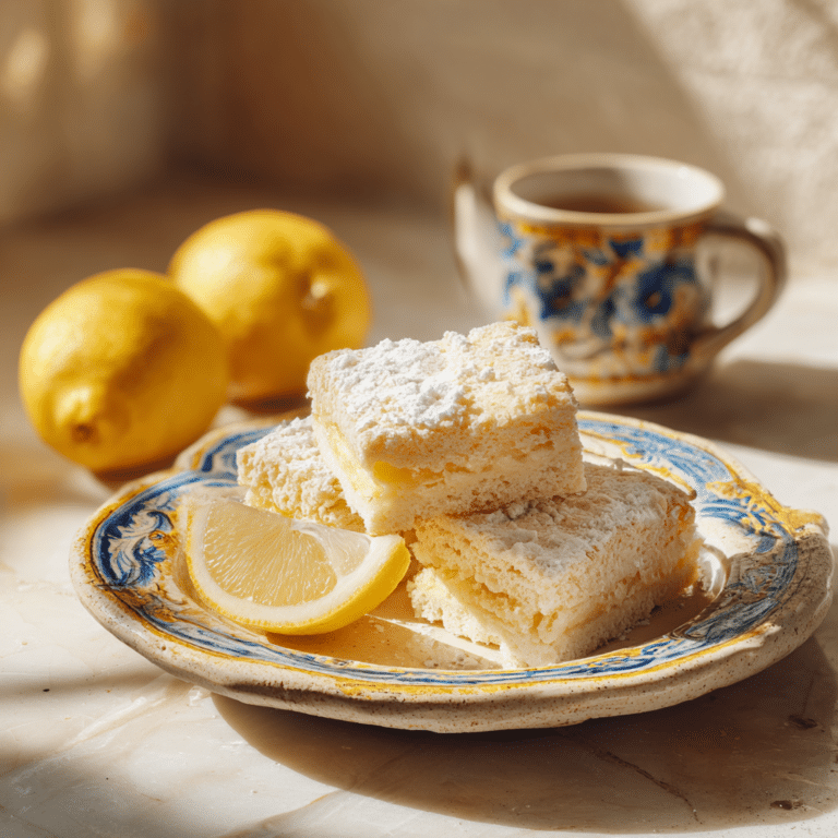 Soft Lemon Breakfast Biscuit Squares Recipe
