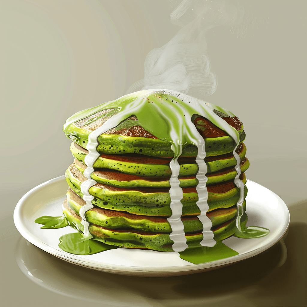 Soft Spinach Yogurt Breakfast Pancakes Recipe