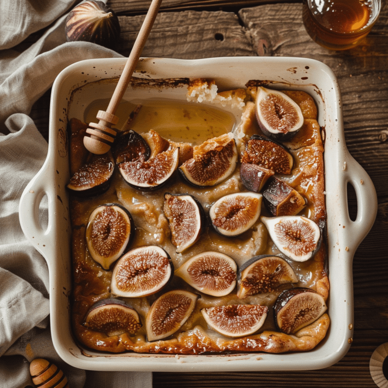 Soft Fig & Honey Breakfast Bake Recipe