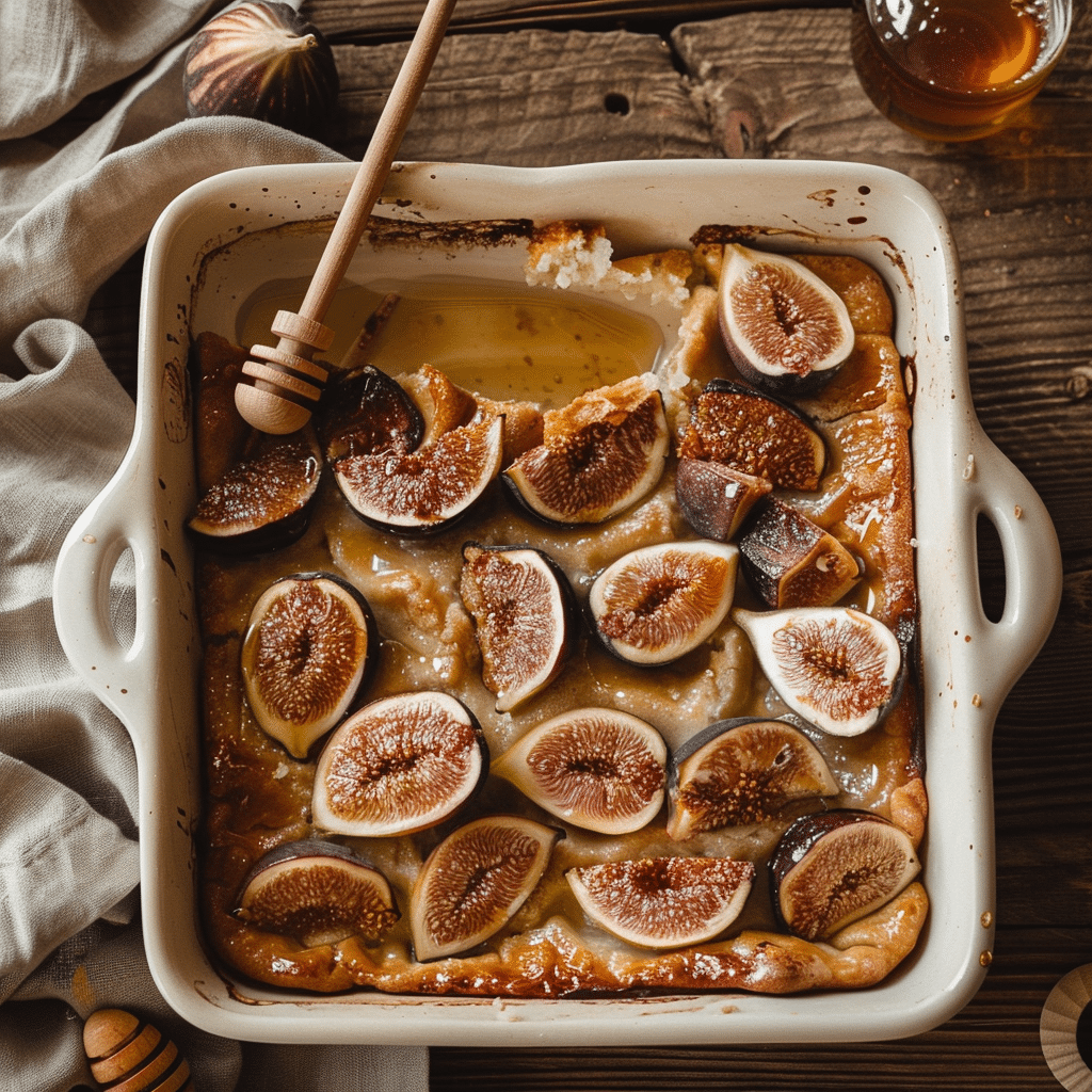 Soft Fig & Honey Breakfast Bake Recipe
