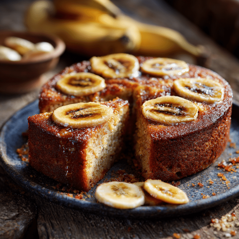 Soft Banana Breakfast Cake Recipe