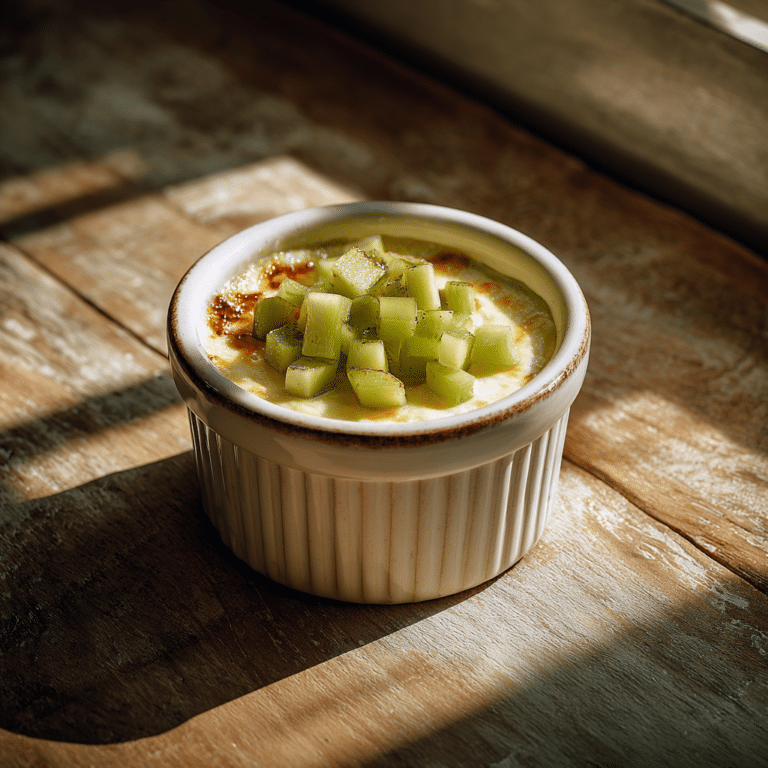 Creamy Green Apple Breakfast Custard Recipe