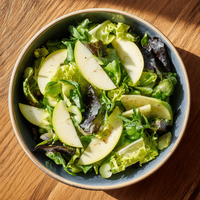 Simple Green Apple Crunch Salad Recipe