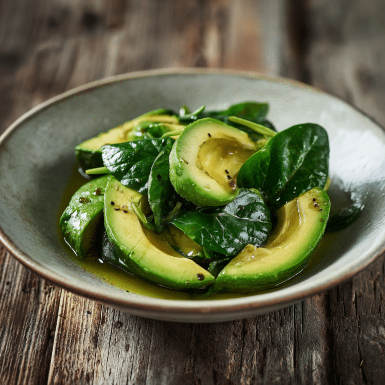 Simple Avocado Green Salad Recipe