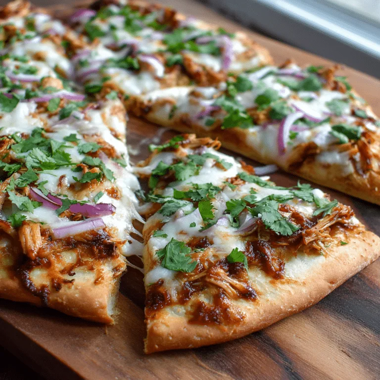 Simple BBQ Chicken Pizza Recipe