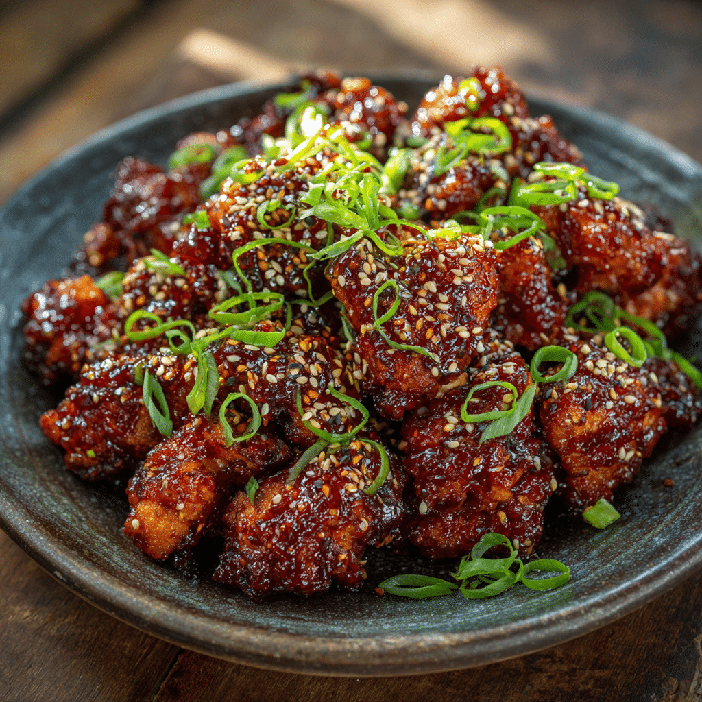 Simple Korean-Style Sticky Chicken Recipe