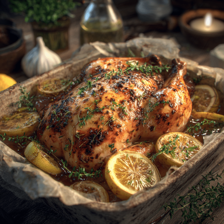 Simple Lemon Thyme Chicken Recipe