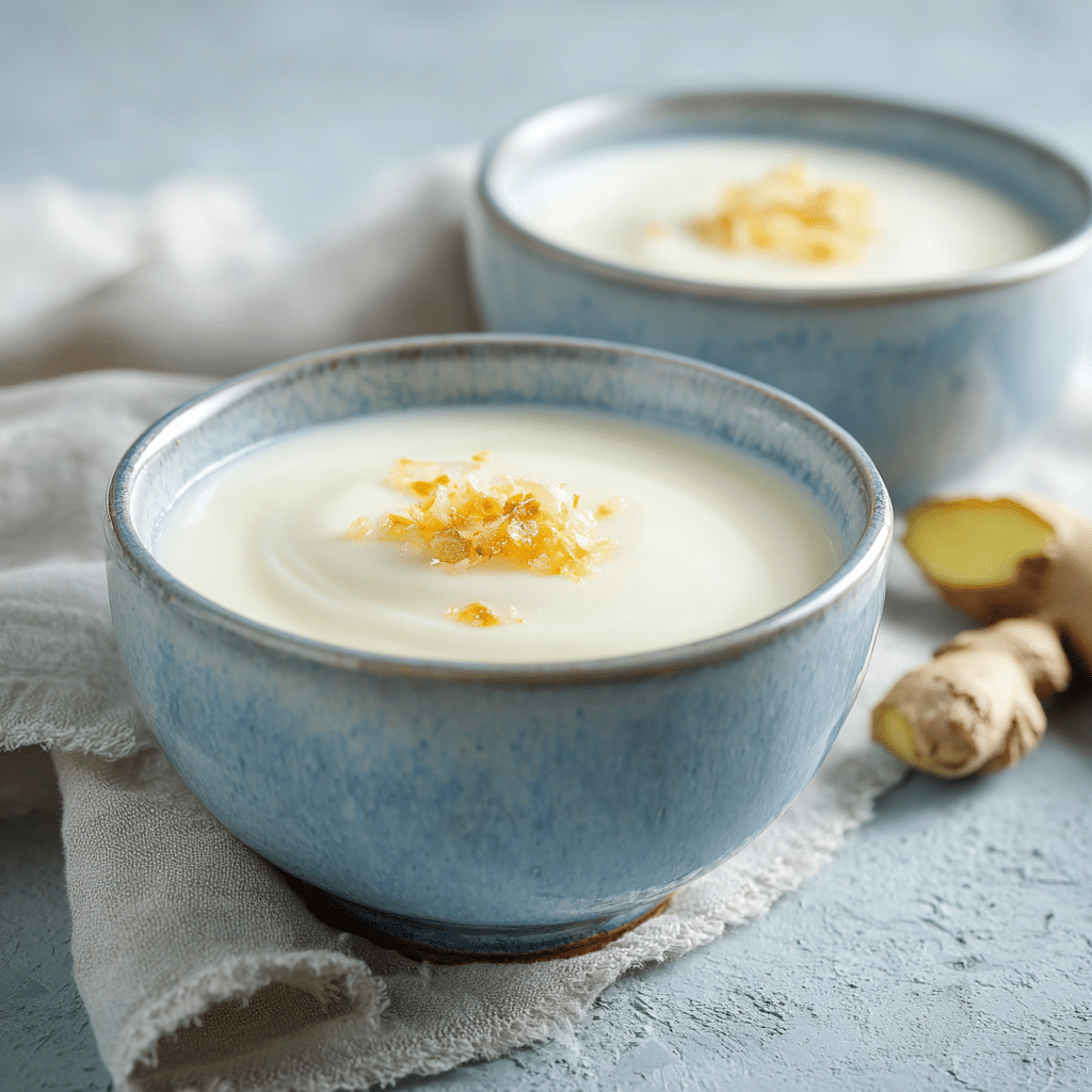 Ginger Milk Pudding Recipe