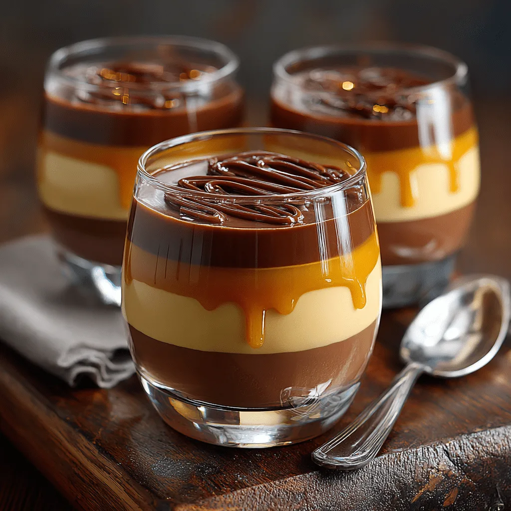 Chocolate Caramel Cream Glasses Recipe - Recipe Image