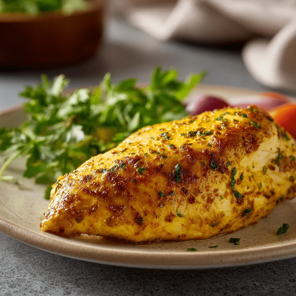Air Fryer Mustard Herb Chicken Recipe