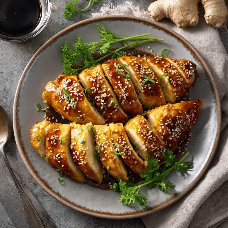 Air Fryer Ginger Soy Chicken (Light) Recipe