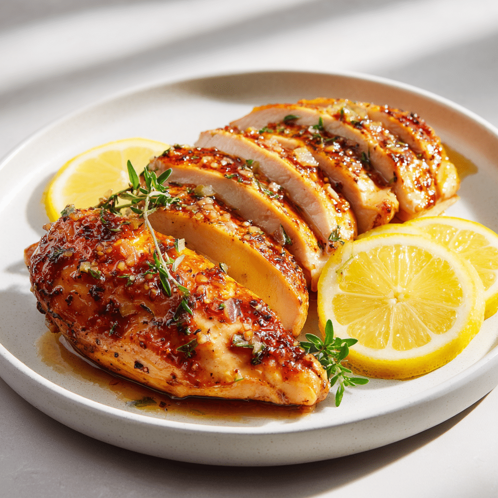 Air Fryer Lemon Garlic Chicken Breast Recipe