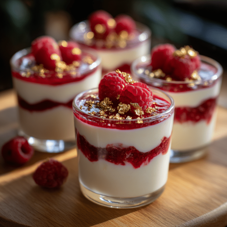 White Chocolate Raspberry Mini Mousse Recipe