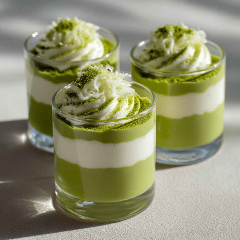 Matcha White Chocolate Mini Cups Recipe