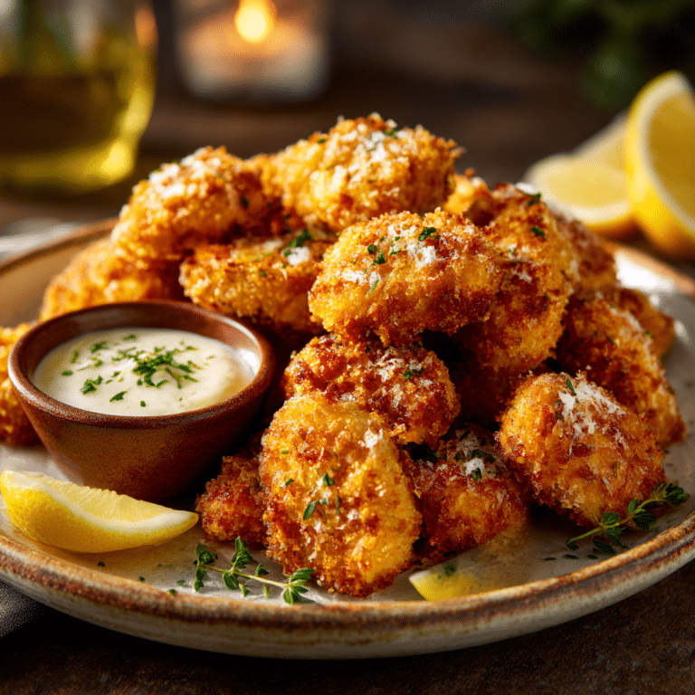 Parmesan Crusted Chicken Bites Recipe