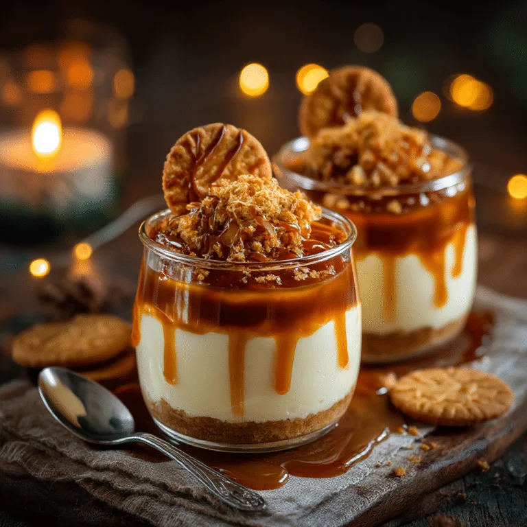 Caramel Lotus Cheesecake Cups Recipe