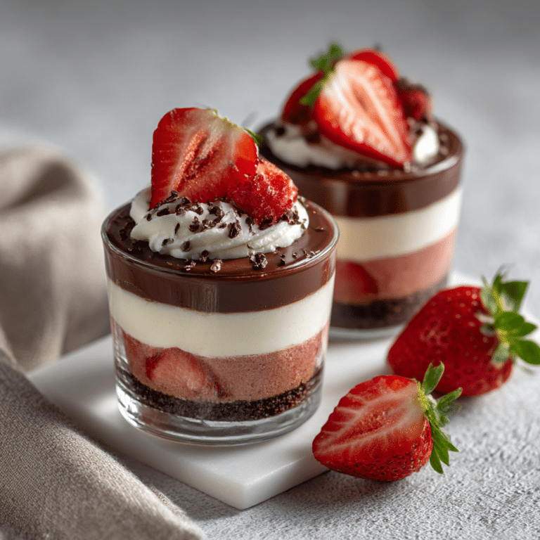 Strawberry Chocolate Cheesecake Cups Recipe
