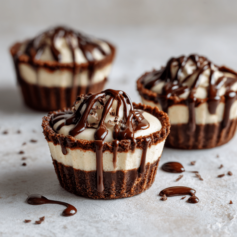 Crispy Chocolate Cheesecake Cups Recipe