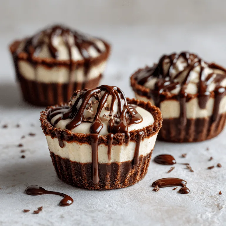 Crispy Chocolate Cheesecake Cups Recipe