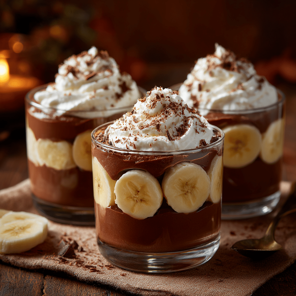 Chocolate Banana Pudding Cups Recipe