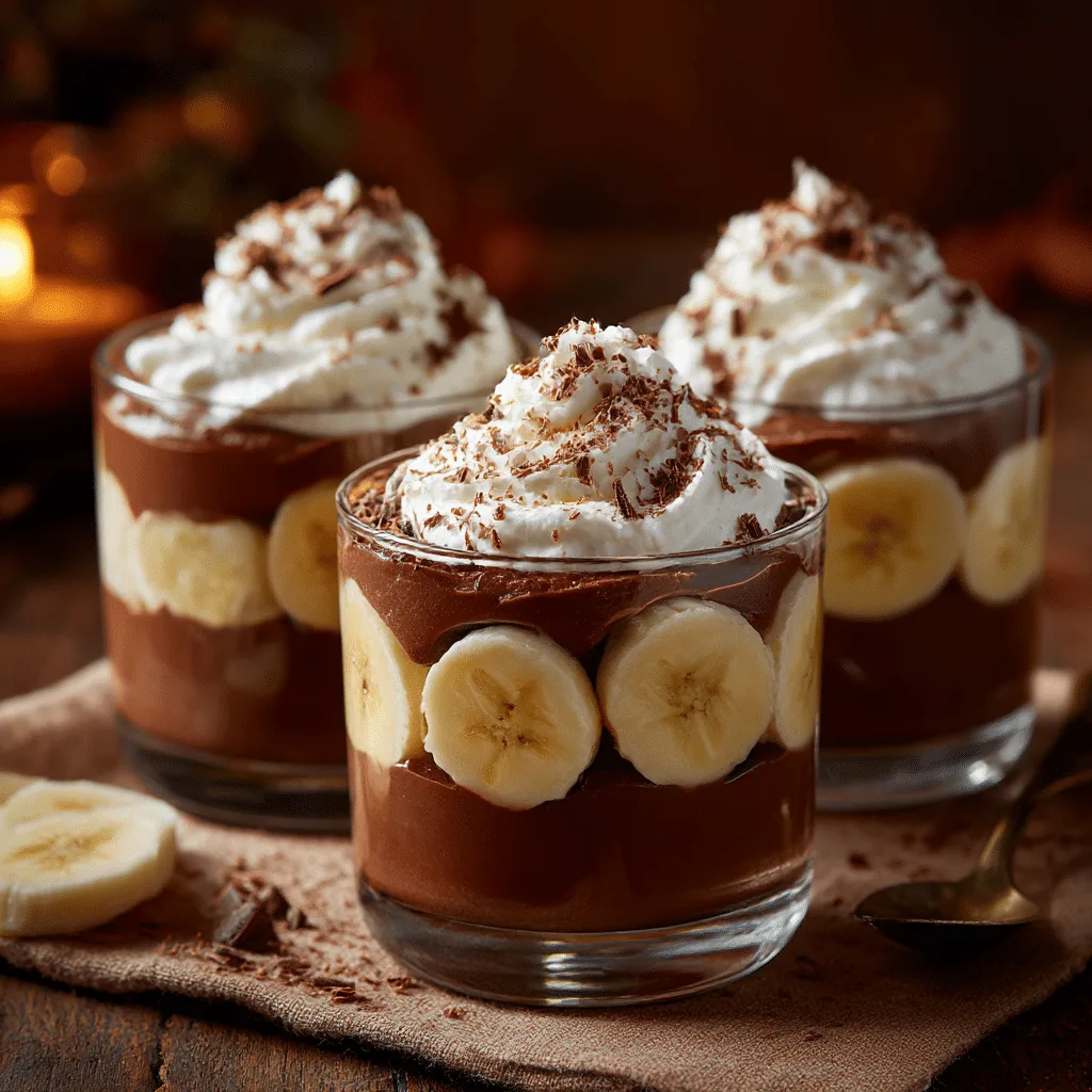 Chocolate Banana Pudding Cups Recipe