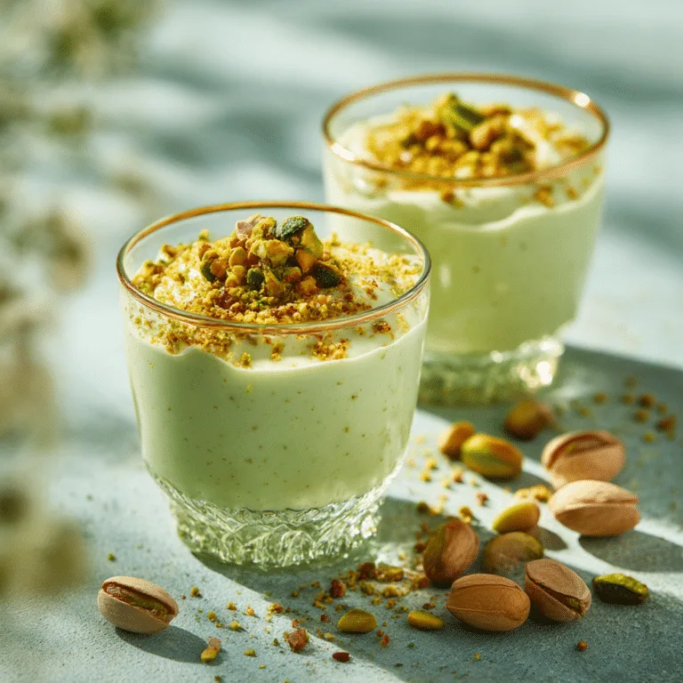 Pistachio Cream Dessert Cups Recipe