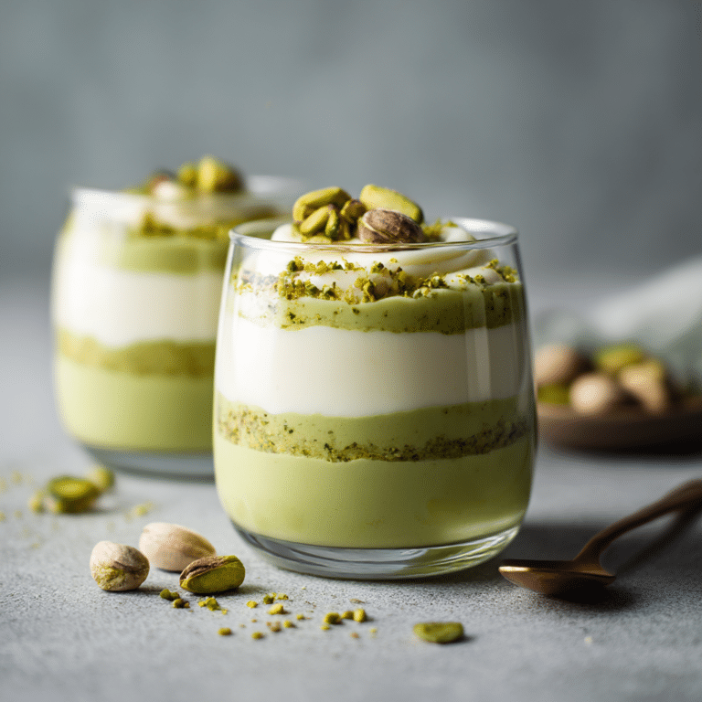 Pistachio White Chocolate Dessert Cups Recipe