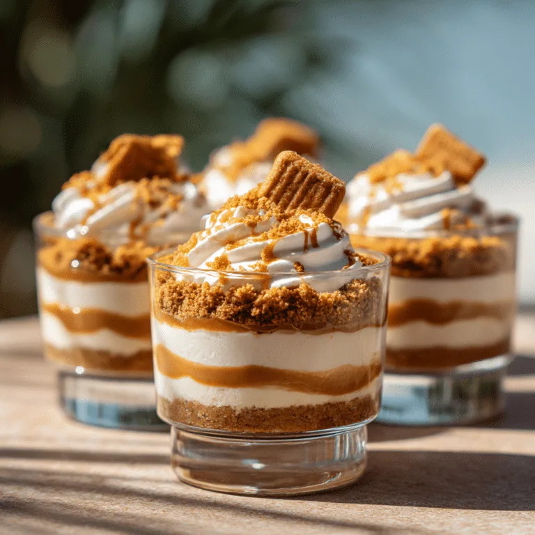 Lotus Biscoff Cheesecake Cups Recipe