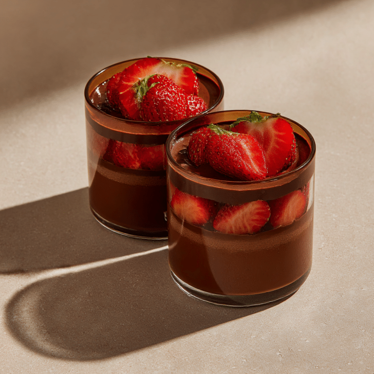Chocolate Strawberry Dessert Cups Recipe