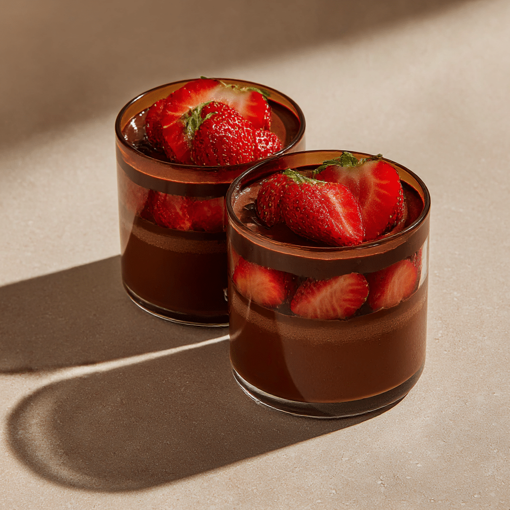Chocolate Strawberry Dessert Cups Recipe