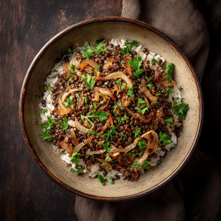 Lebanese Mujadara Recipe