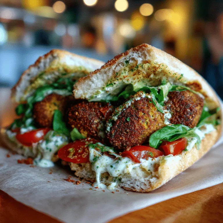 Falafel Street Sandwich Recipe