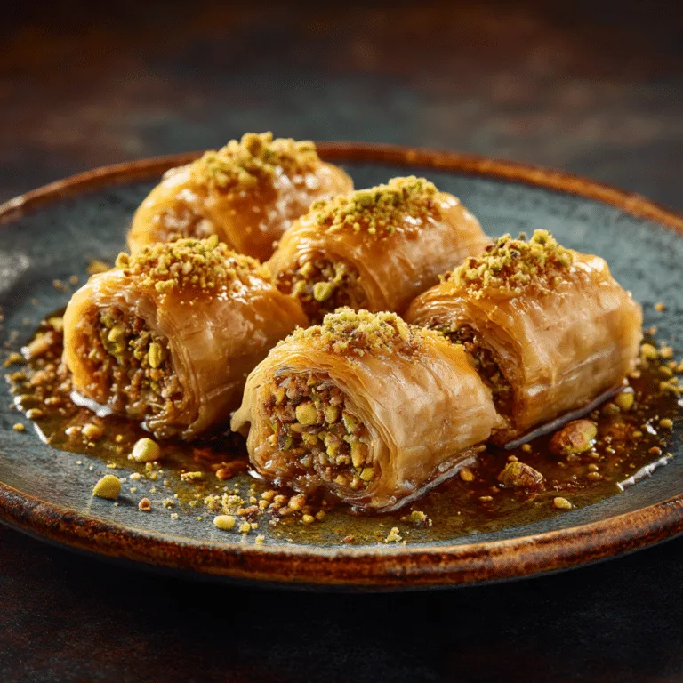 Vegan Baklava Rolls Recipe