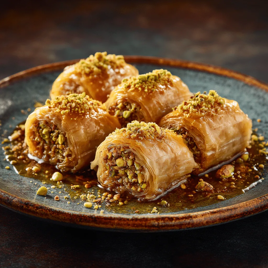Vegan Baklava Rolls Recipe