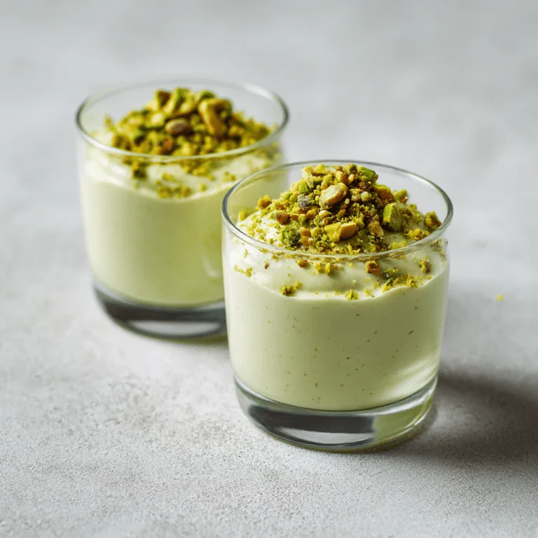 Vegan Pistachio & Coconut Cream Cups Recipe