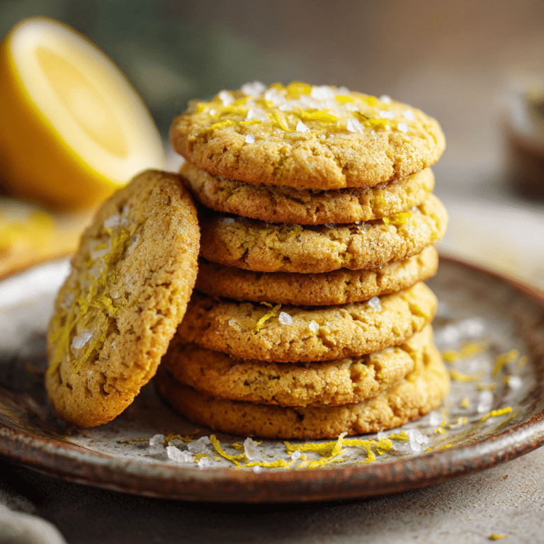 Vegan Lemon Olive Oil Cookies Recipe