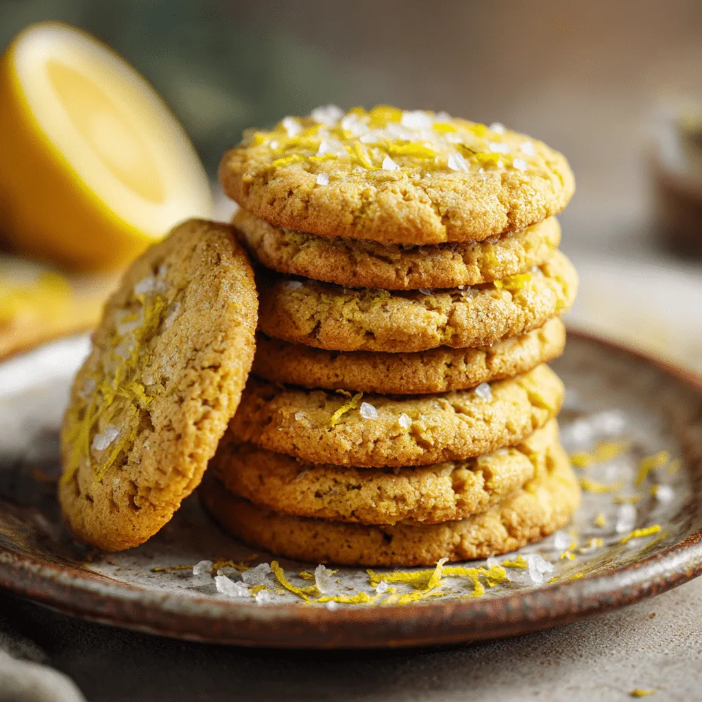 Vegan Lemon Olive Oil Cookies Recipe