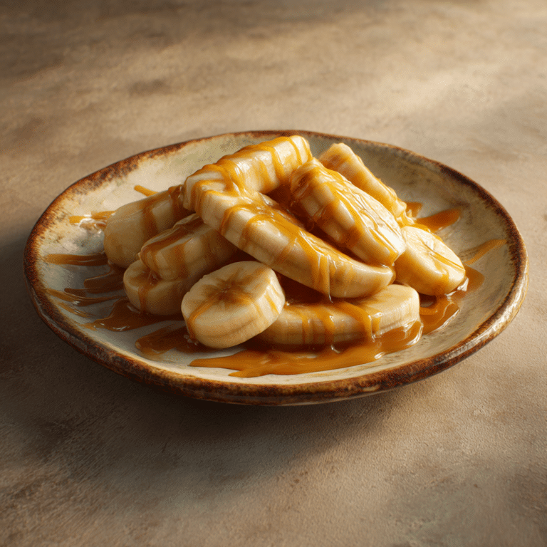 Vanilla Caramel Bananas Recipe