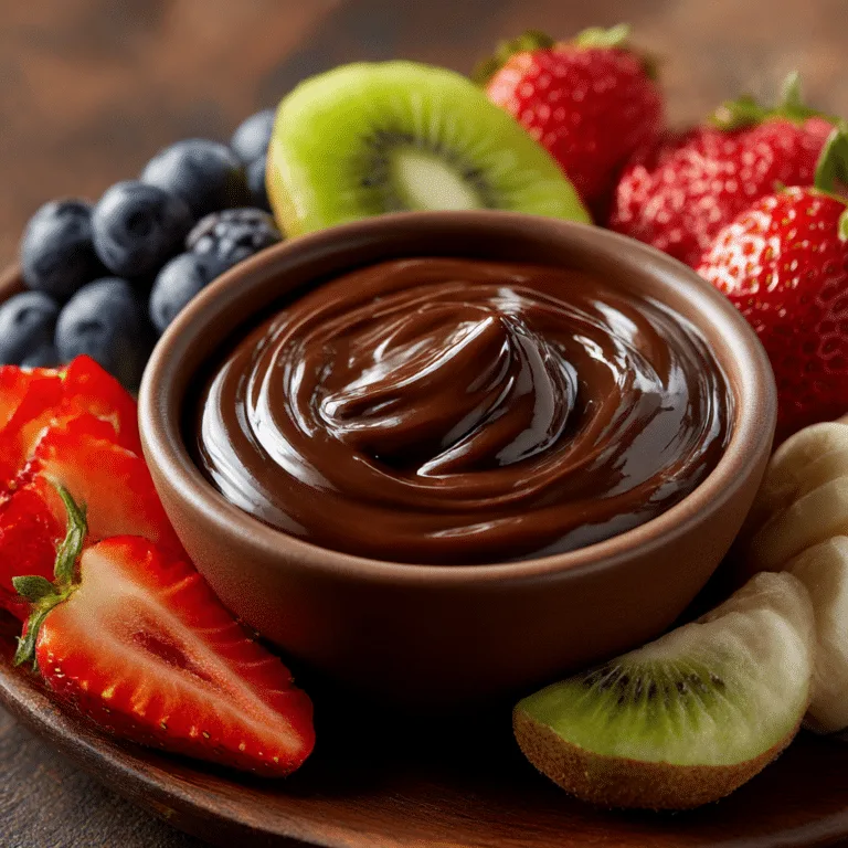 Creamy Chocolate Dip Recipe