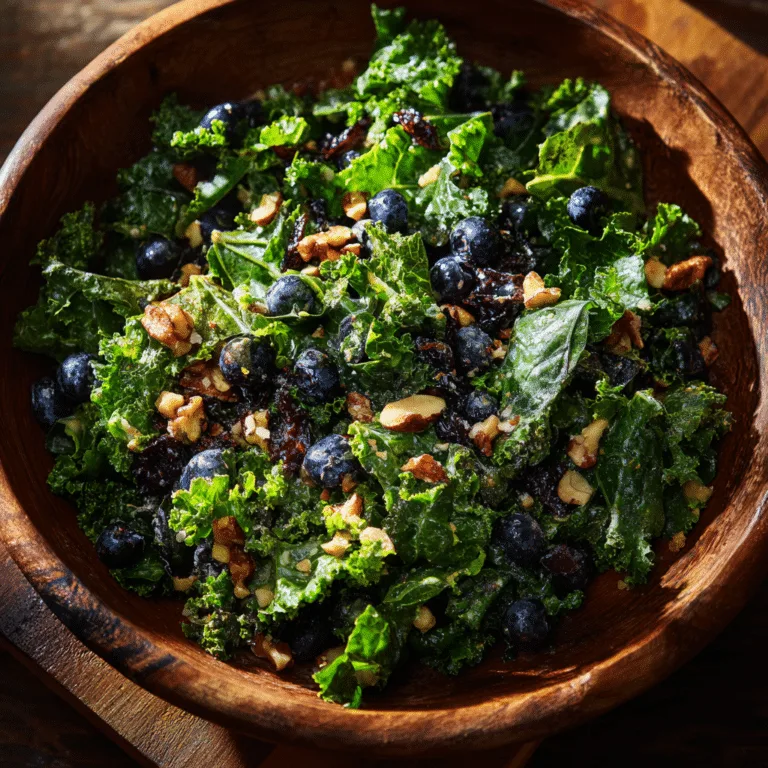Kale Blueberry Salad Recipe