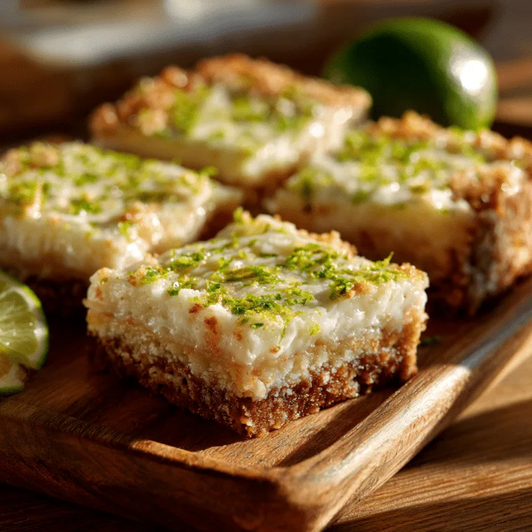 Key Lime Cookie Bars Recipe