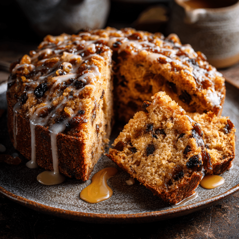 Jamaican Rum Raisin Cake Recipe