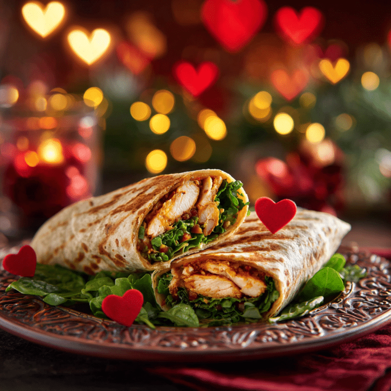 Heart Chicken Wraps: Quick Savory Love Recipe