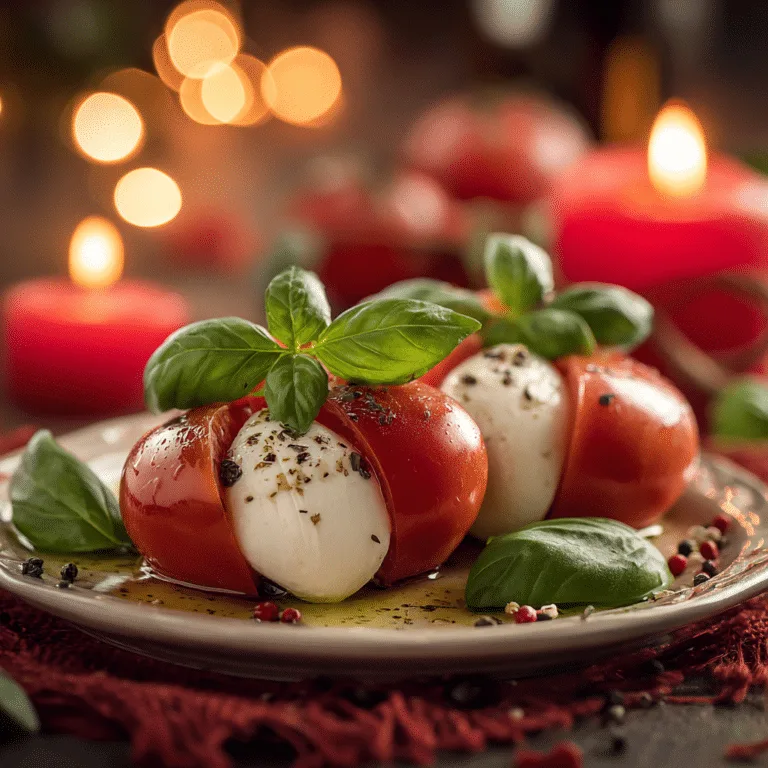 Tomato Mozzarella Love Plate: Fresh Romance Recipe