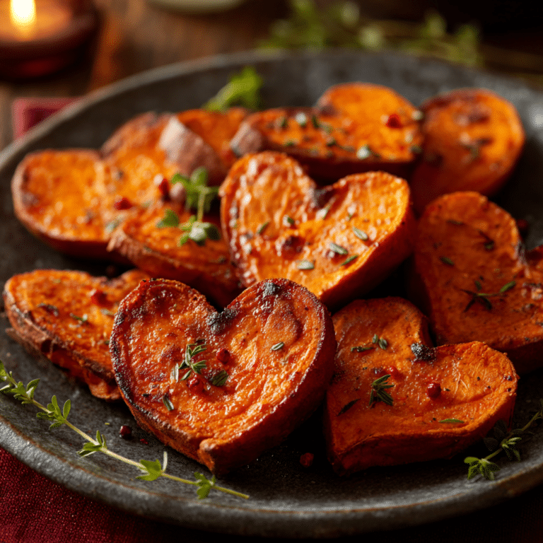 Valentine’s Day Sweet Potato Hearts Recipe