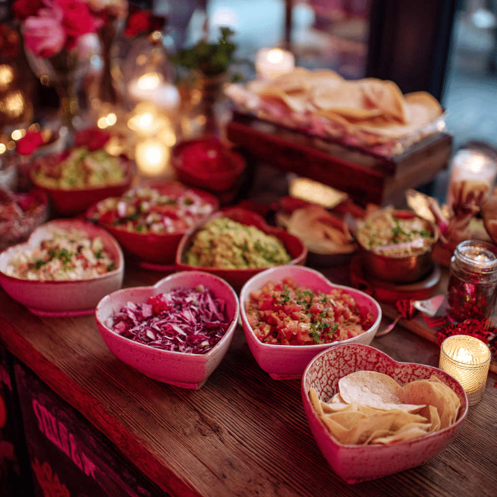 Valentine’s Day Taco Bar Recipe - Recipe Image