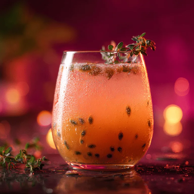 Passion Fruit Fizz Recipe