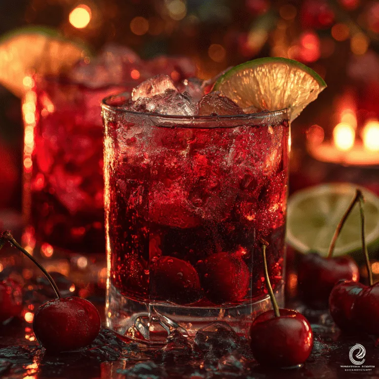 Cherry Lime Sparkler Recipe