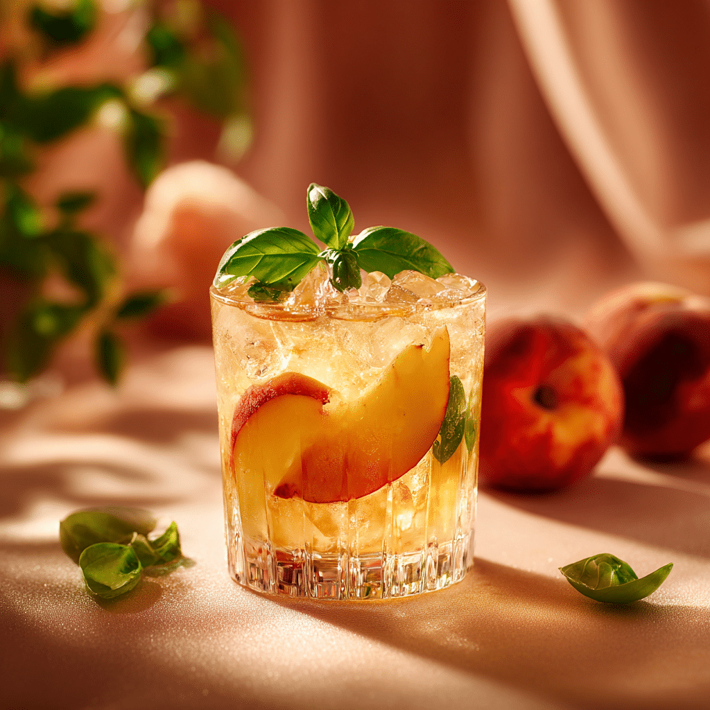 Peach Basil Smash Recipe